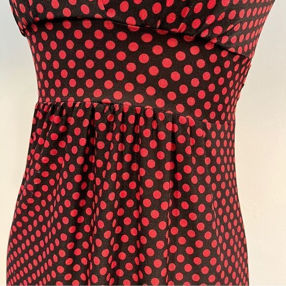 Jon & Anna vintage v-neck sleeveless knee length dress size XS - Picture 3 of 11